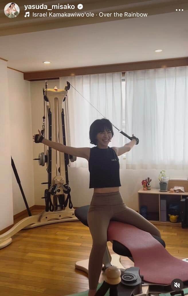 安田美沙子さんのインスタグラム（＠yasuda_misako）より