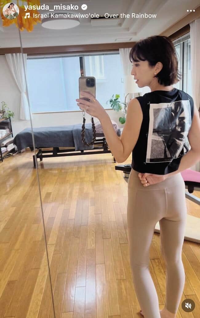安田美沙子さんのインスタグラム（＠yasuda_misako）より