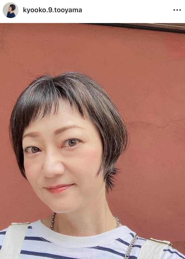 映画「高校教師」で注目...遠山景織子50歳、「かわいい」ボブ風ヘアが大好評...「とても素敵です」