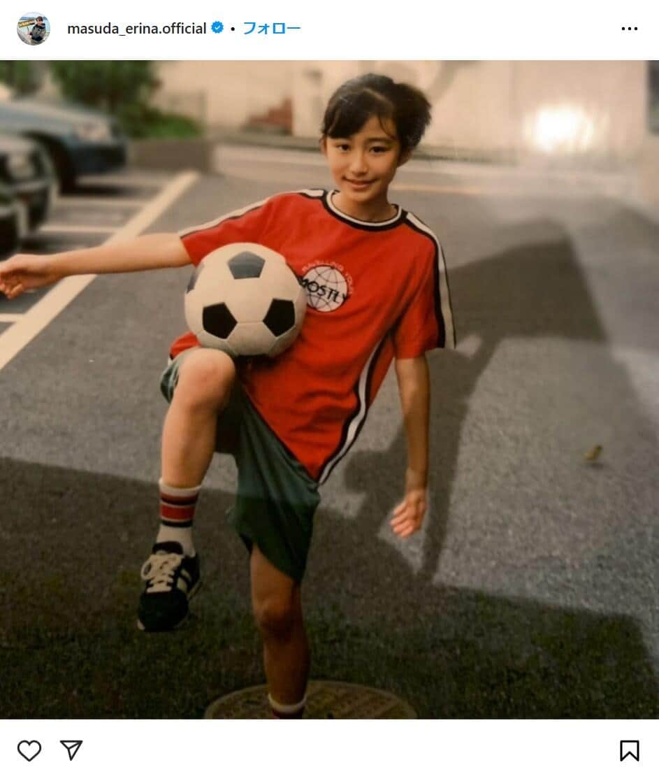 枡田絵理奈さんのインスタグラムより（masuda_erina.official）