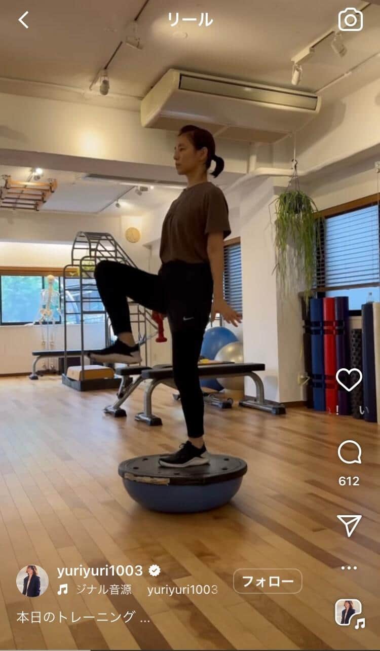 石田ゆり子さんのインスタグラム（＠yuriyuri1003）より