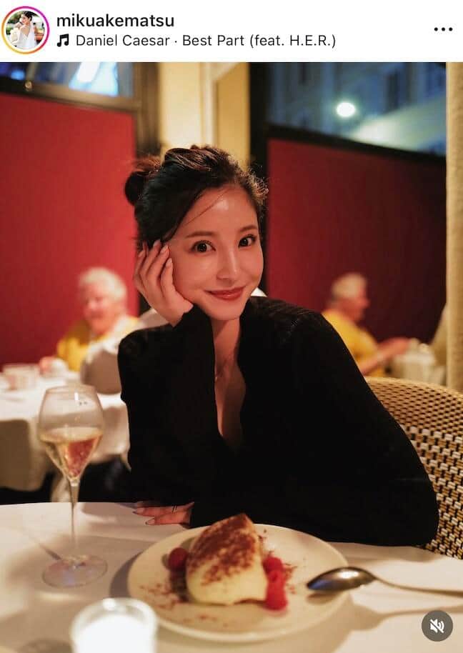 明松美玖さんのインスタグラム（＠mikuakematsu）より