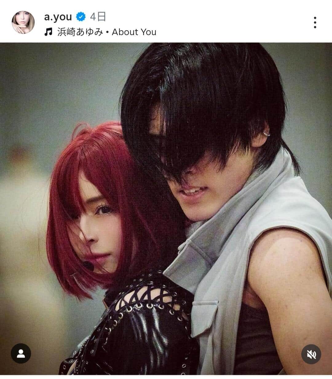 浜崎あゆみさんのインスタグラム（＠a.you）より