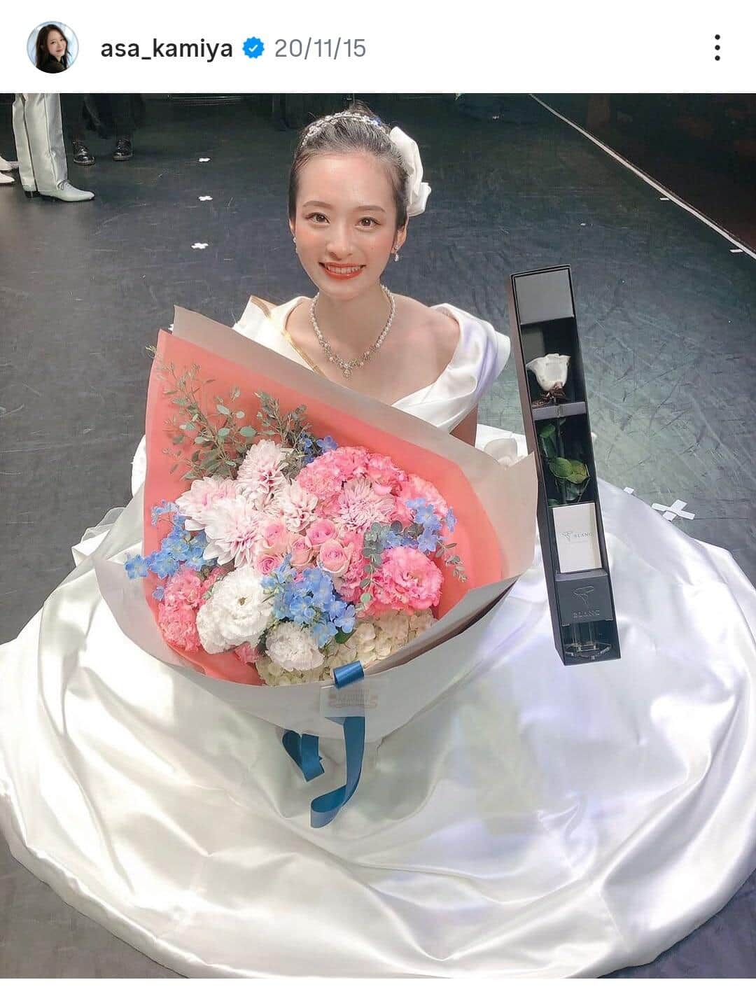 神谷明采さんのインスタグラム（＠asa_kamiya）より
