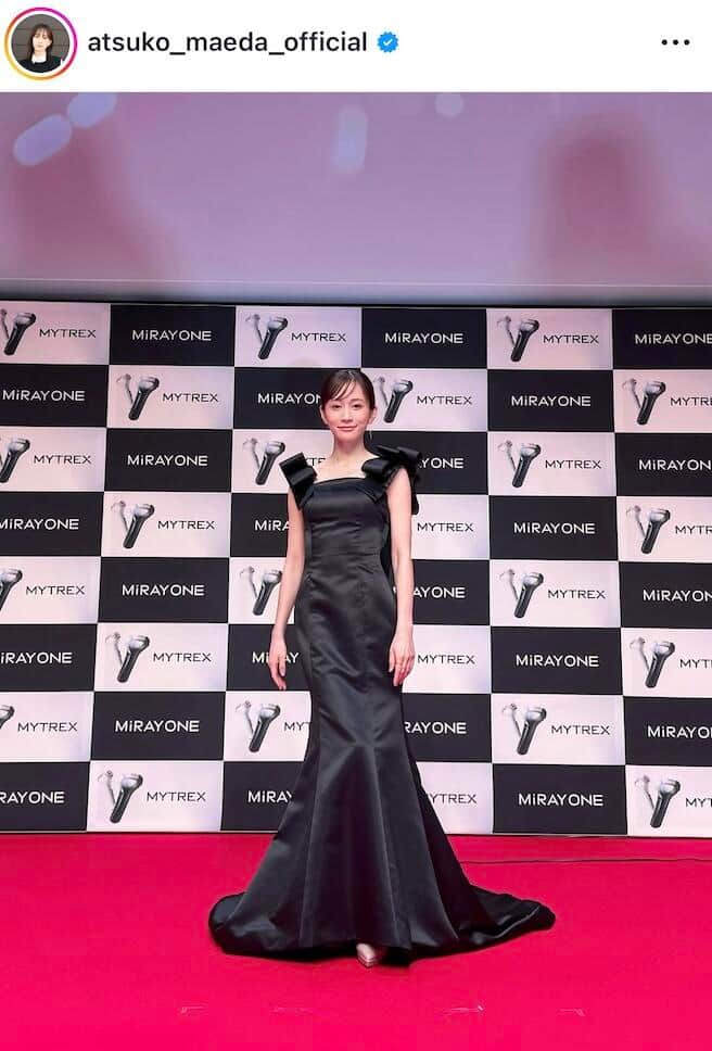 前田敦子さんのインスタグラム（＠atsuko_maeda_official）より