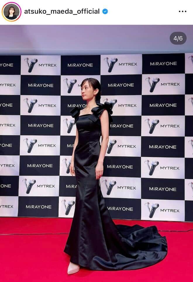 前田敦子さんのインスタグラム（＠atsuko_maeda_official）より