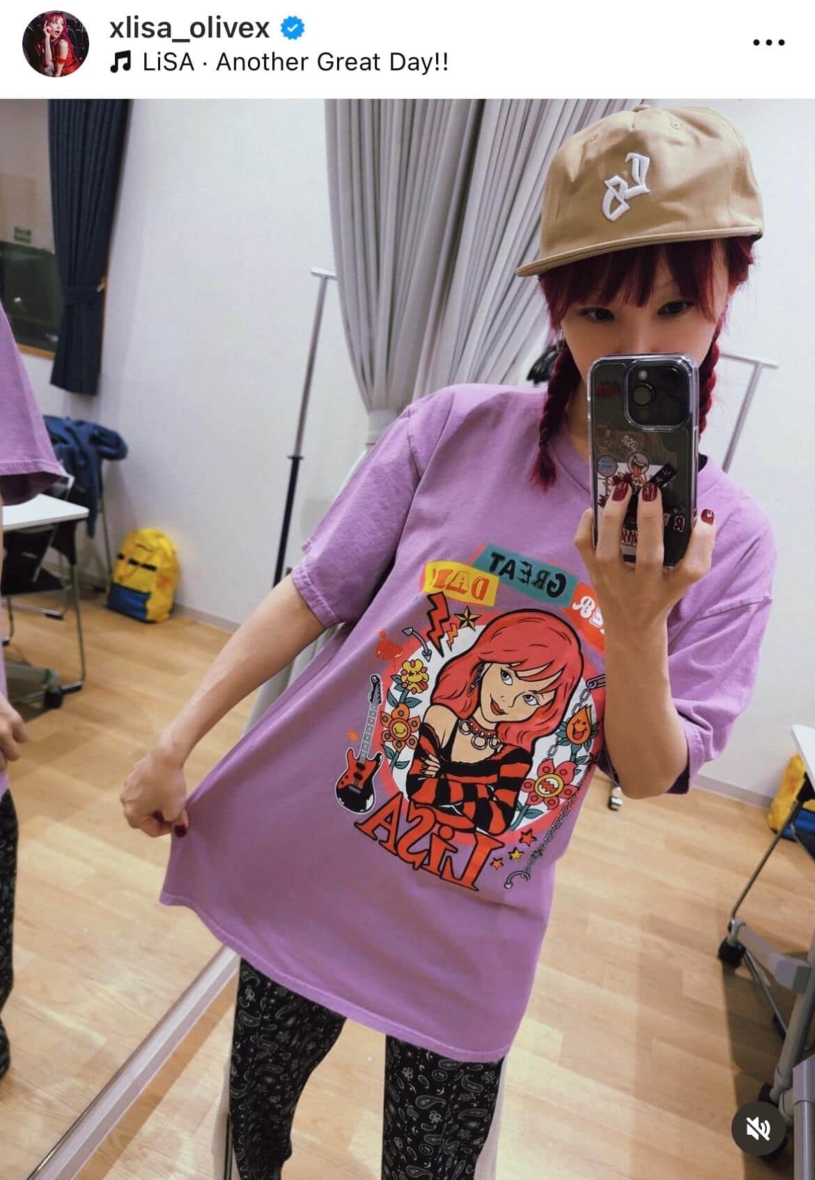 LiSAさんのインスタグラム（＠xlisa_olivex）より