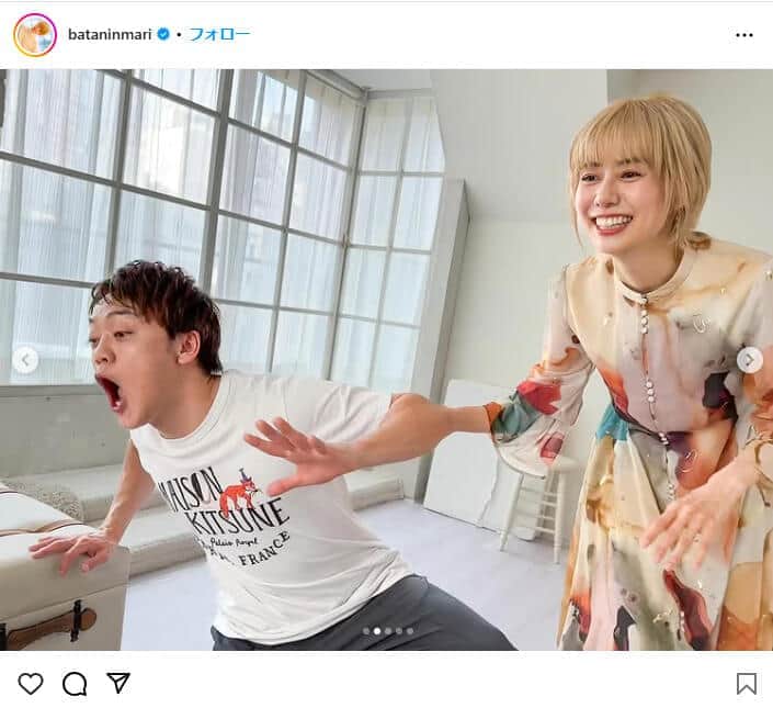 おばたのお兄さんのインスタグラム（＠bataninmari）より