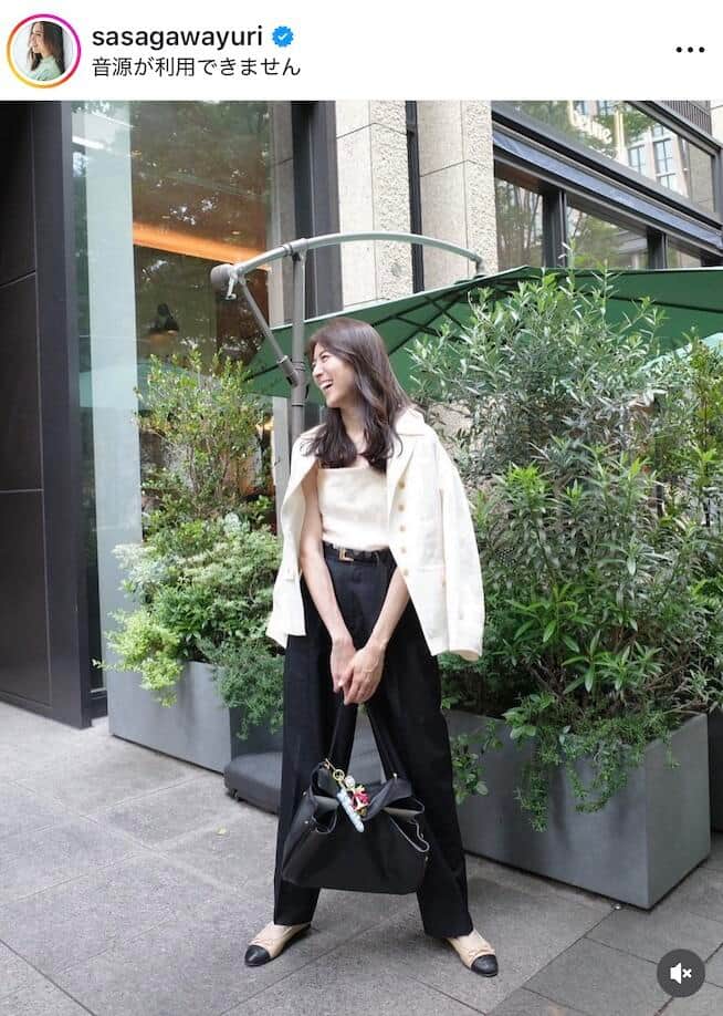 笹川友里さんのインスタグラム（＠sasagawayuri）より