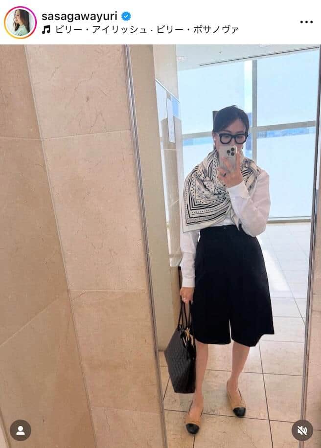 笹川友里さんのインスタグラム（＠sasagawayuri）より