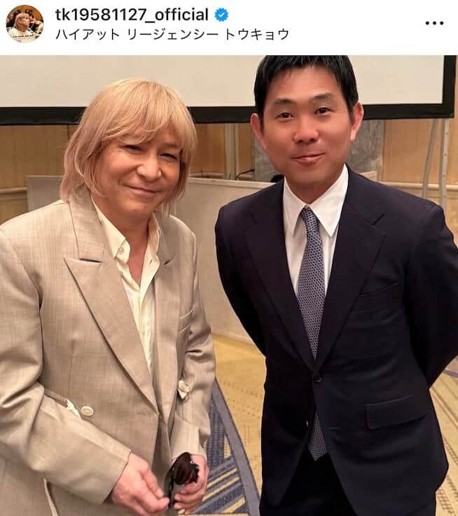 小室哲哉さんのインスタグラム（＠tk19581127_official）より