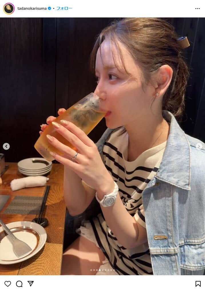 ヒカルさんのインスタグラム（＠tadanokarisuma）より