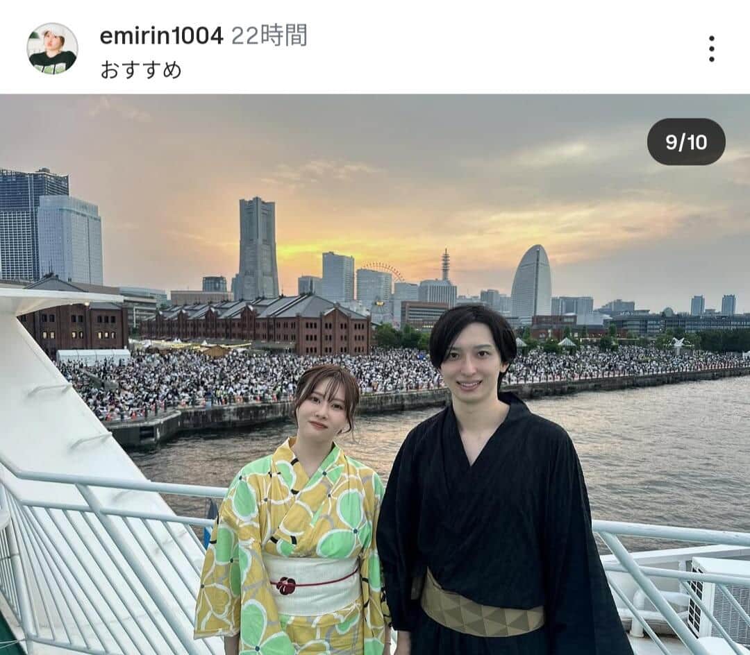 エミリンさんのインスタグラム（＠emirin1004）より