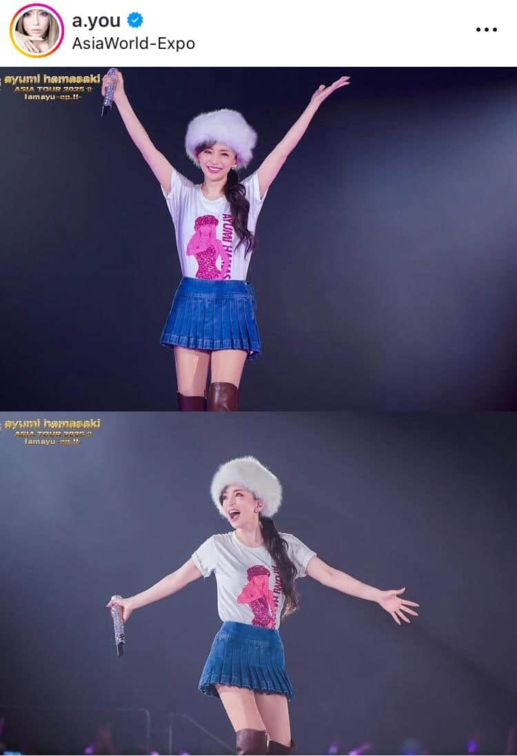 浜崎あゆみさんのインスタグラム（＠a.you）より