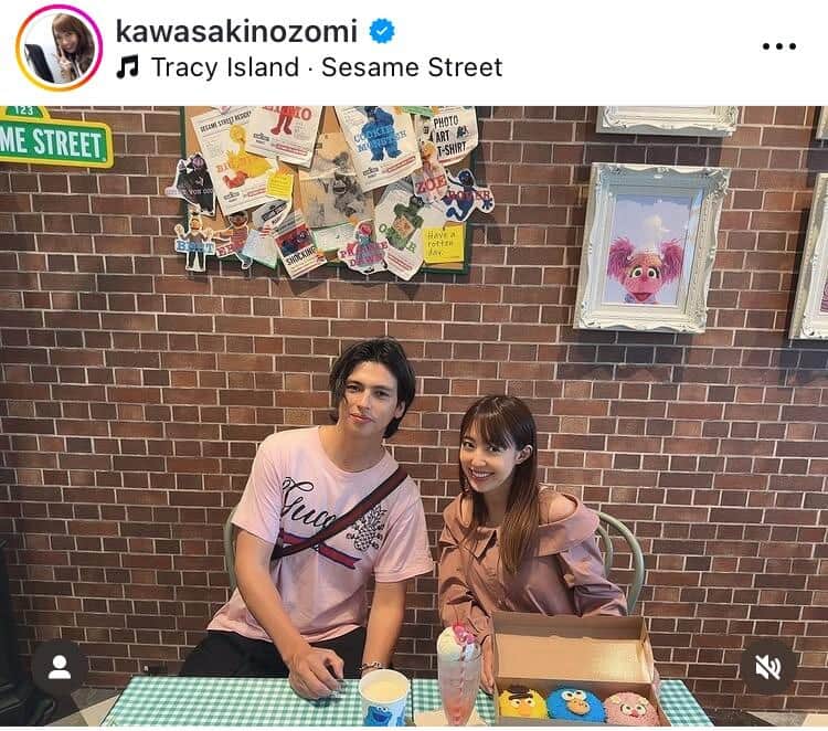 川崎希さんのインスタグラム（＠kawasakinozomi）より