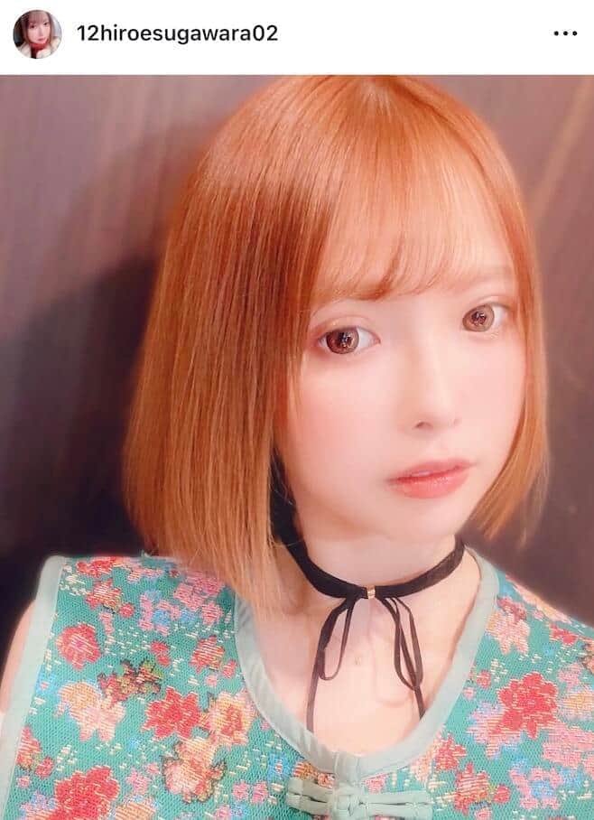 菅原千瑛さんのインスタグラム（＠12hiroesugawara02）より