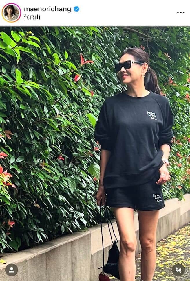 前田典子さんのインスタグラム（＠maenorichang）より
