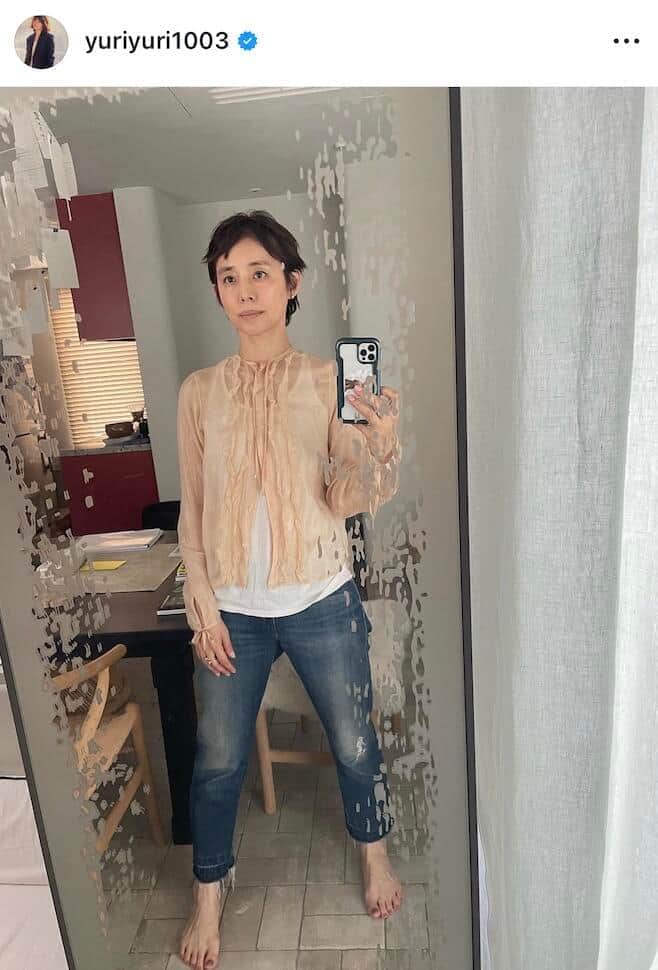 石田ゆり子さんのインスタグラム（＠yuriyuri1003）より