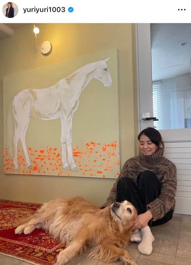 石田ゆり子さんのインスタグラム（＠yuriyuri1003）より
