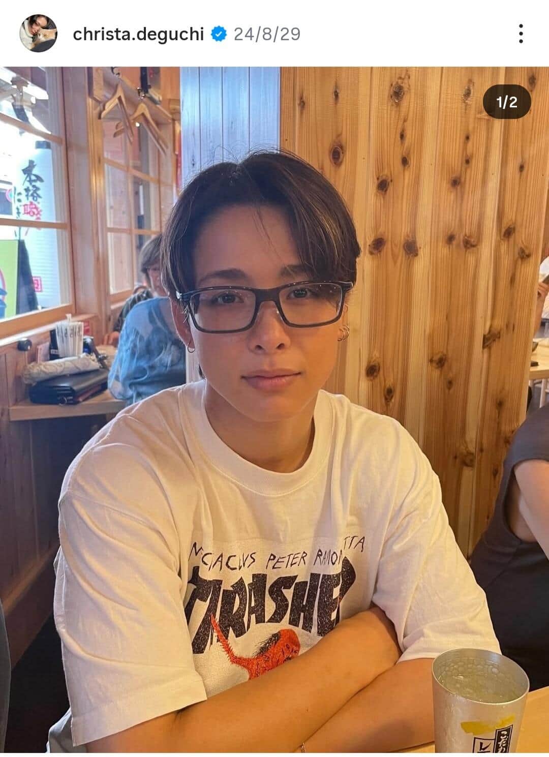 出口クリスタ選手のインスタグラム（＠christa.deguchi）より