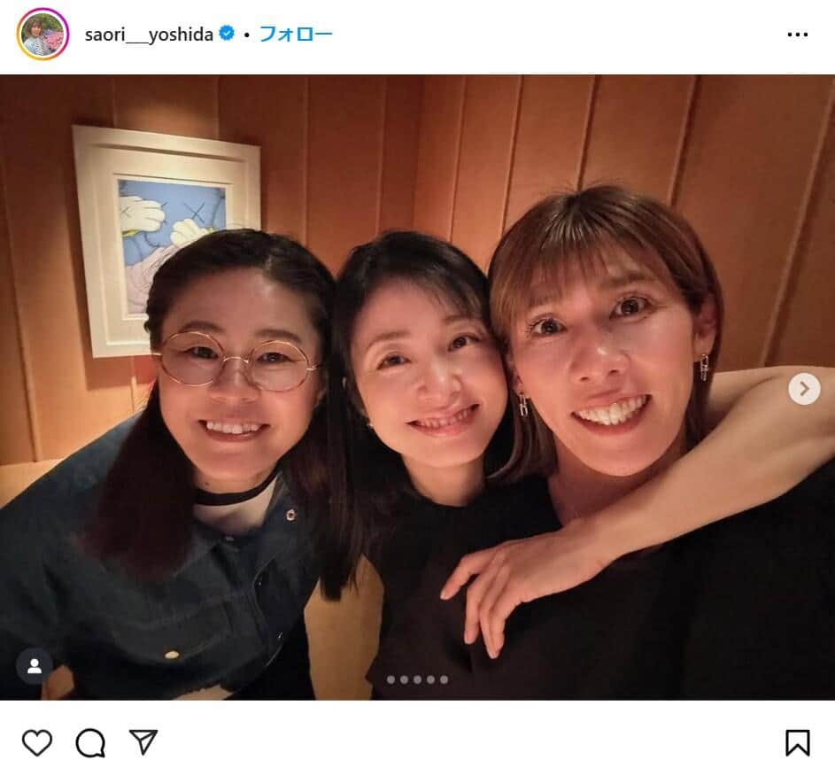 吉田沙保里さんのインスタグラムより（saori___yoshida）