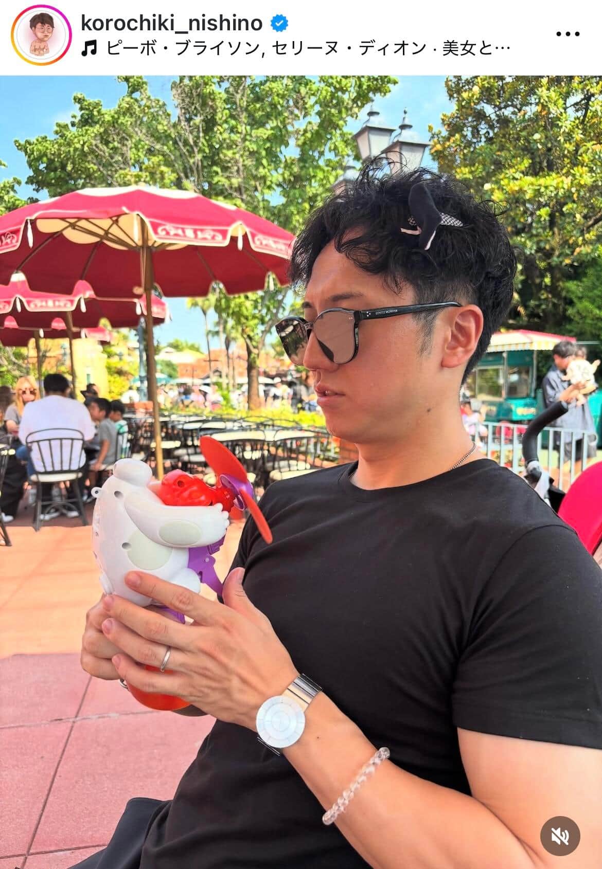 西野創人さんのインスタグラム（＠korochiki_nishino）より