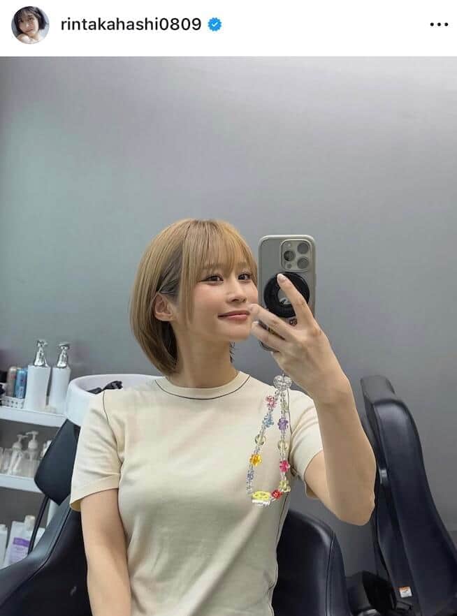 グラビアアイドル高橋凛34歳、筋トレで美ボディメイクへ奮闘中　「サイドレイズ腕しんどいけど好き」