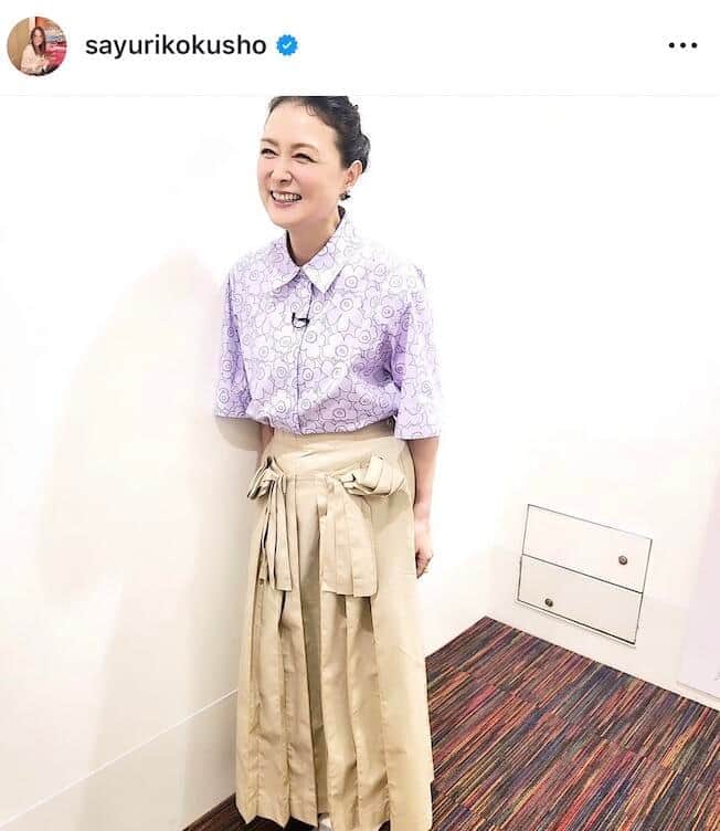 国生さゆりさんのインスタグラム（＠sayurikokusho）より