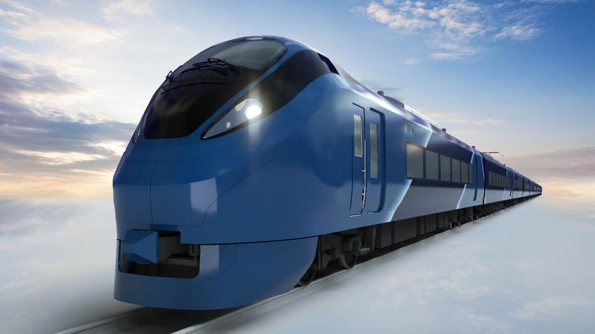 JR東日本が公開した、新たな夜行特急列車のイメージ