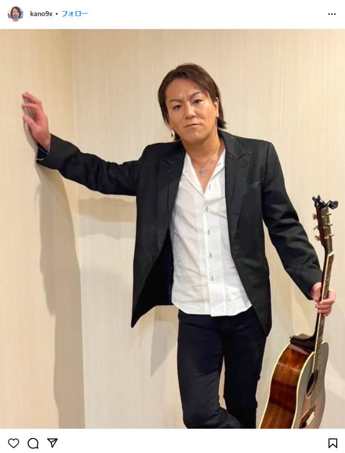 狩野英孝さんのインスタグラム（＠kano9x）より

