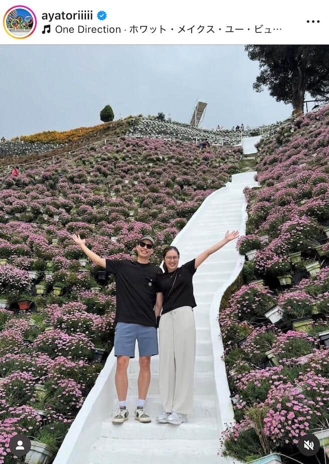 大堀彩さんのインスタグラム（＠ayatoriiiii）より