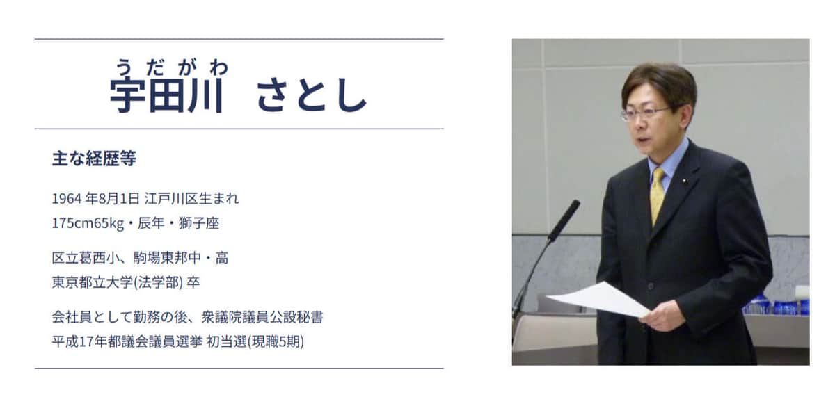 宇田川聡史氏の公式サイトより