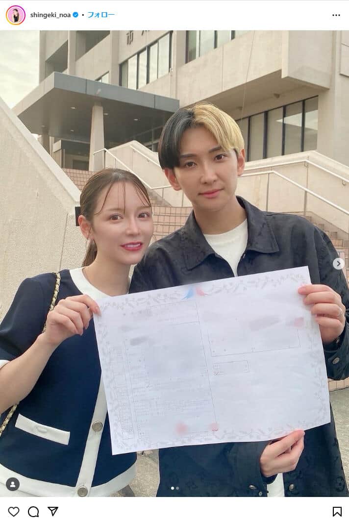 進撃のノアさんのインスタグラム（＠shingeki_noa）より