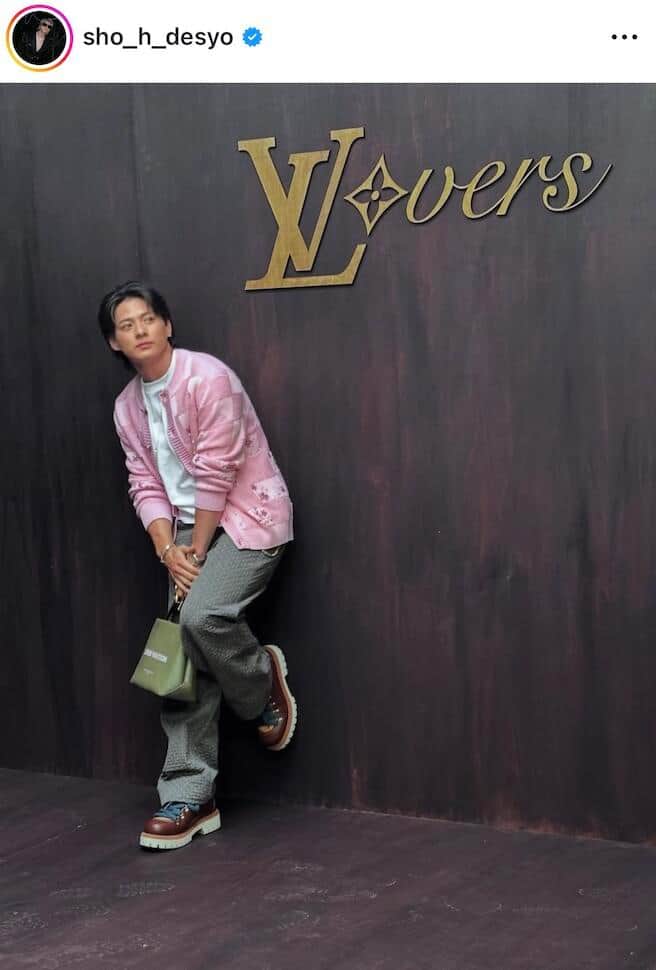 平野紫耀さんのインスタグラム（＠sho_h_desyo）より