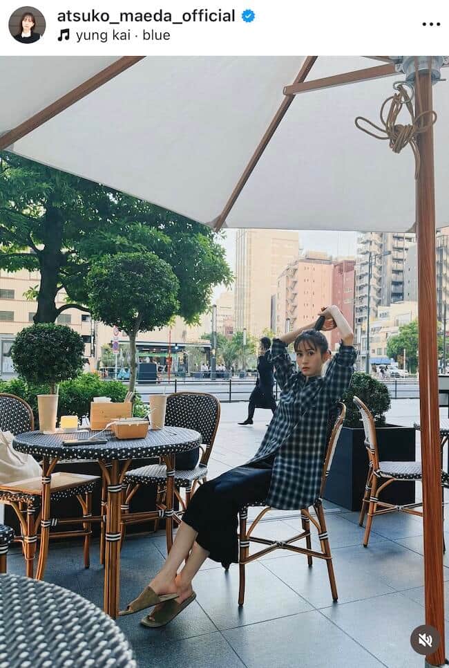 前田敦子さんのインスタグラム（＠atsuko_maeda_official）より