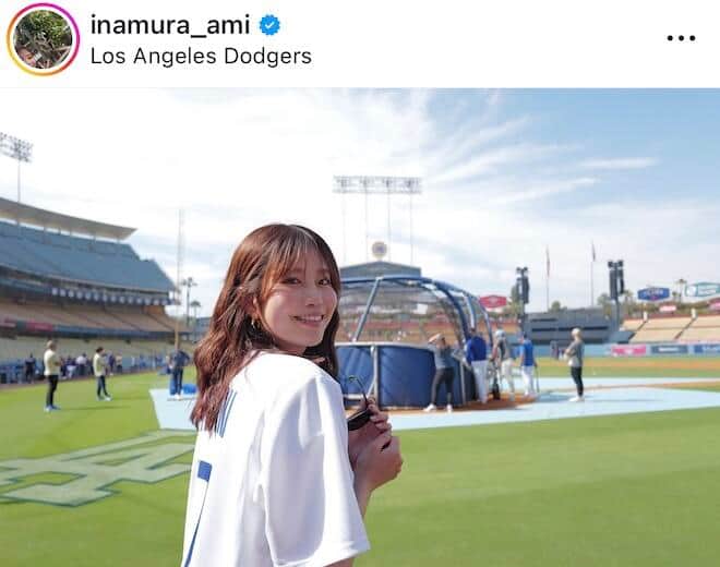 女神降臨...稲村亜美「LAではビーチにも遊びに」　白キャミソール姿で色気ダダ漏れ「可愛すぎるって」