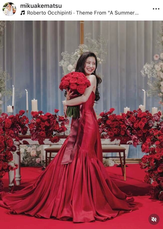 明松美玖さんのインスタグラム（＠mikuakematsu）より