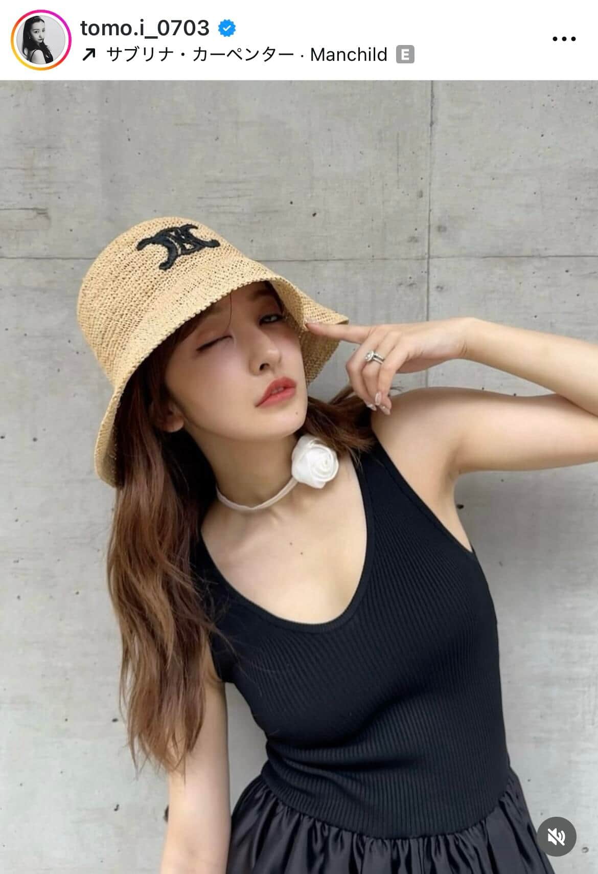 板野友美さんのインスタグラム（＠tomo.i_0703）より