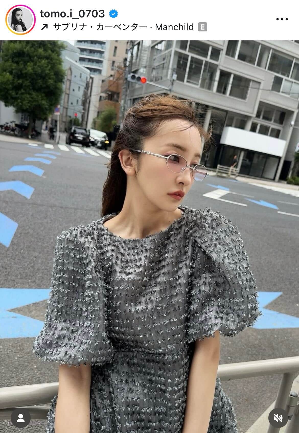 板野友美さんのインスタグラム（＠tomo.i_0703）より