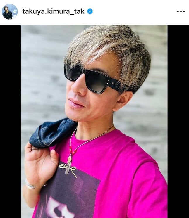 木村拓哉さんのインスタグラム（＠takuya.kimura_tak）より