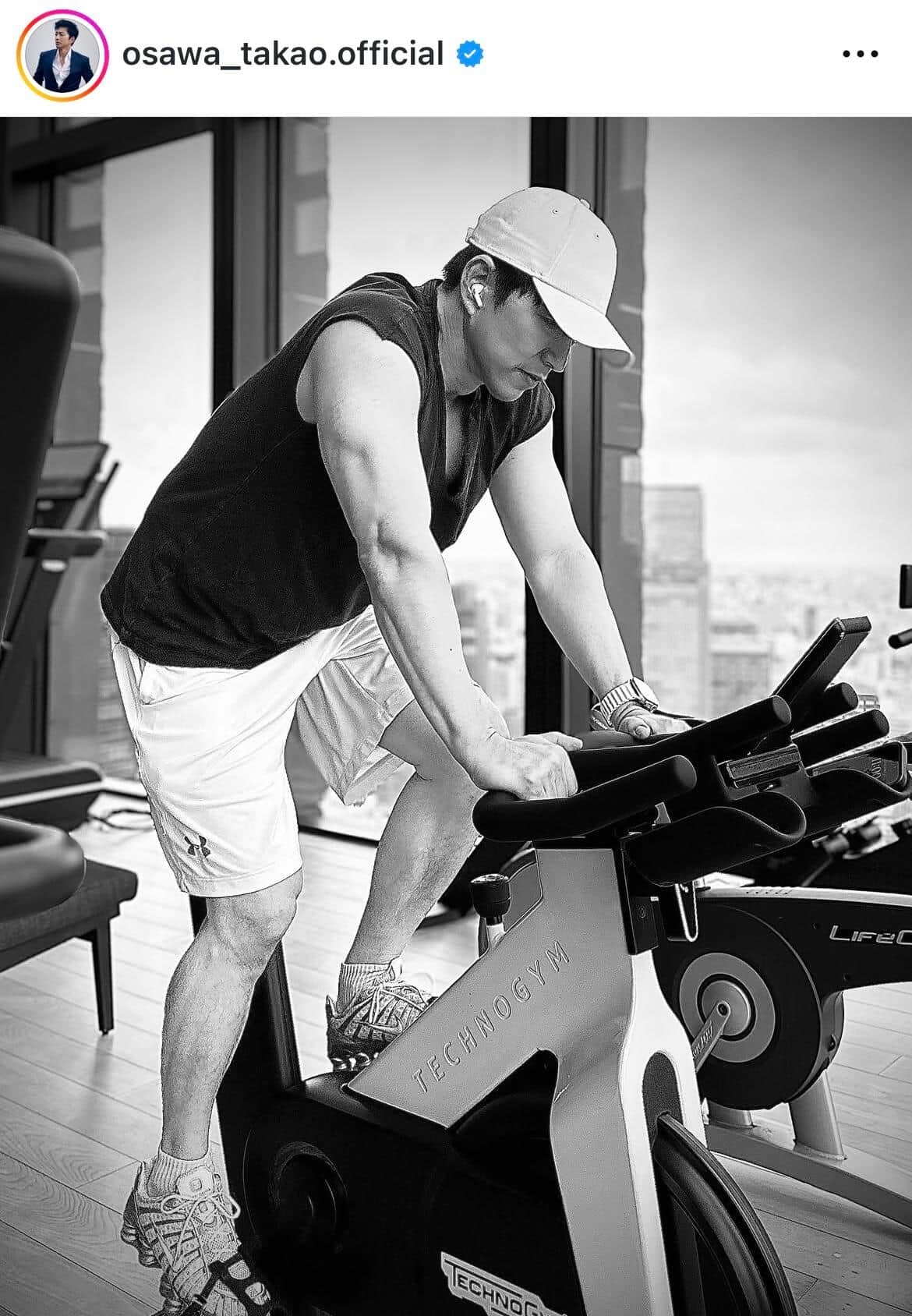 大沢たかおさんのインスタグラム（＠osawa_takao.official）より