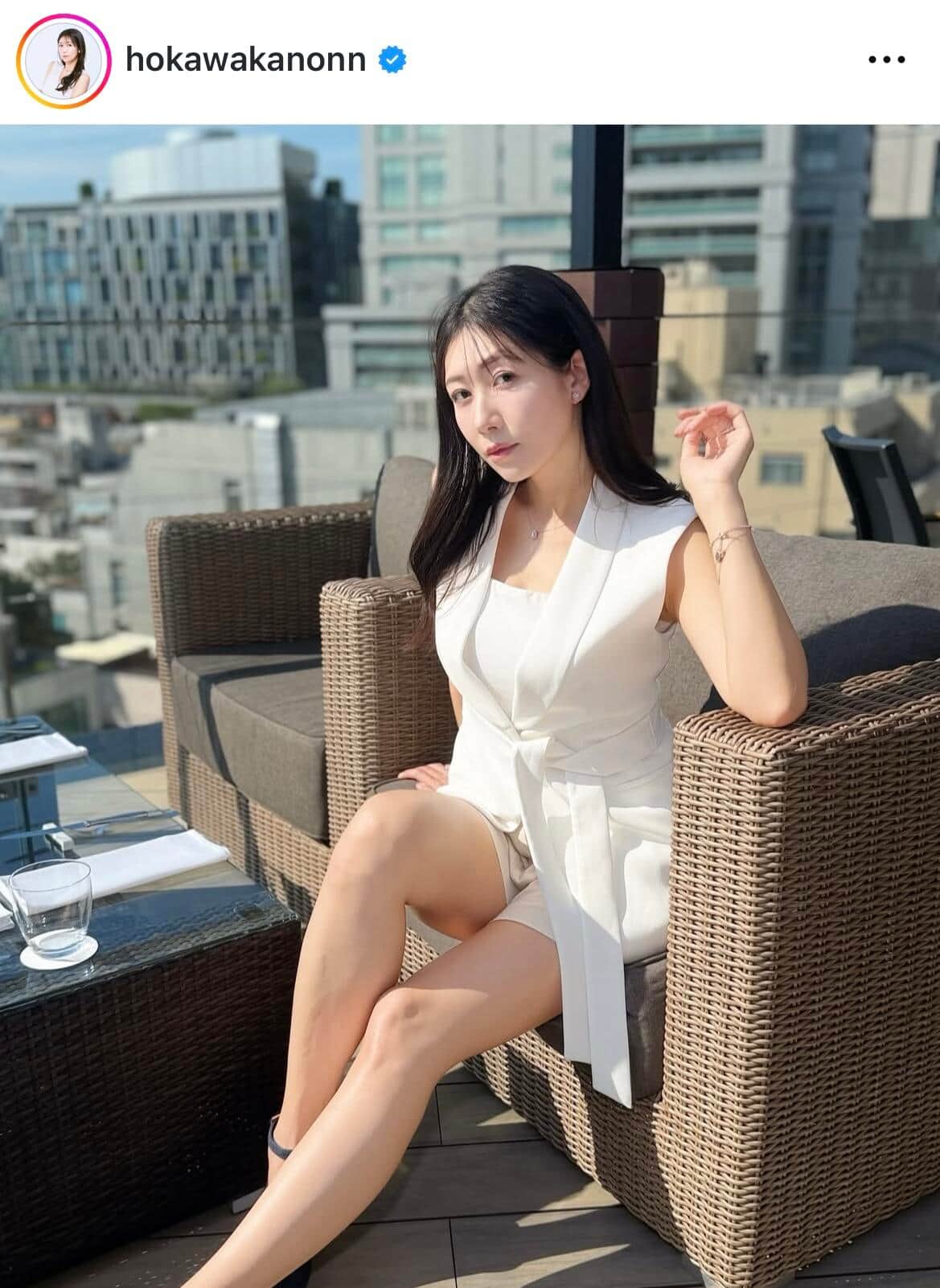 穂川果音さんのインスタグラム（＠hokawakanonn）より
