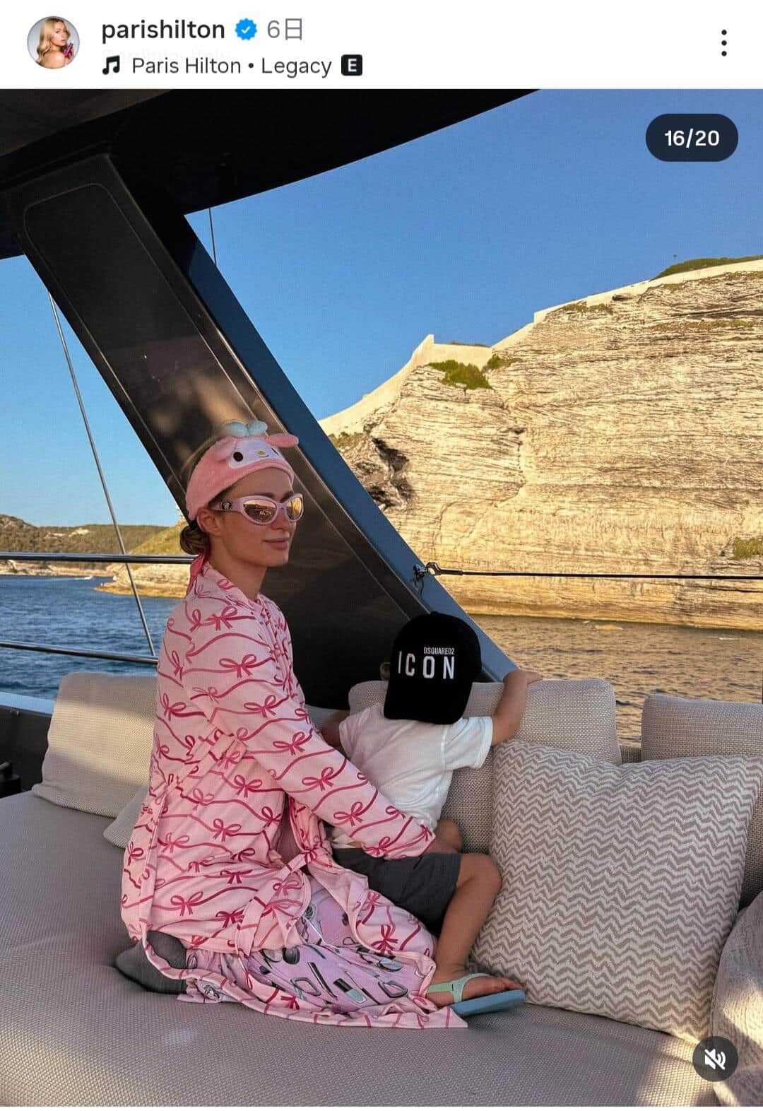 パリス・ヒルトンさんのインスタグラム（＠parishilton）より