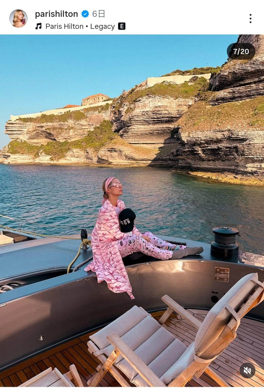 パリス・ヒルトンさんのインスタグラム（＠parishilton）より