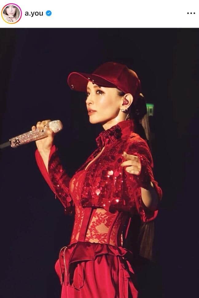 浜崎あゆみさんのインスタグラム（＠a.you）より