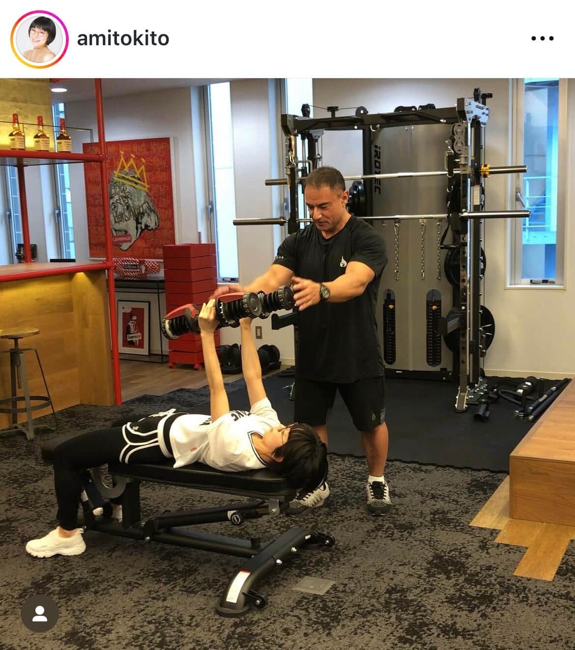 時東ぁみさんのインスタグラム（＠amitokito）より