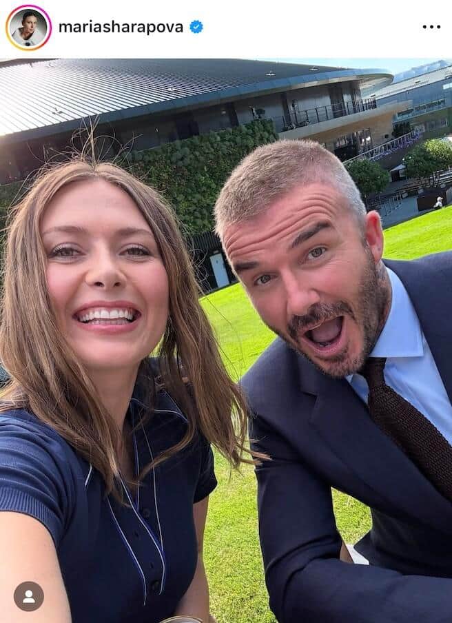 シャラポワさんのインスタグラム（＠mariasharapova）より