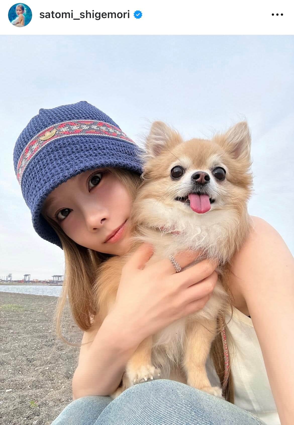 重盛さと美さんのインスタグラム（＠satomi_shigemori）より