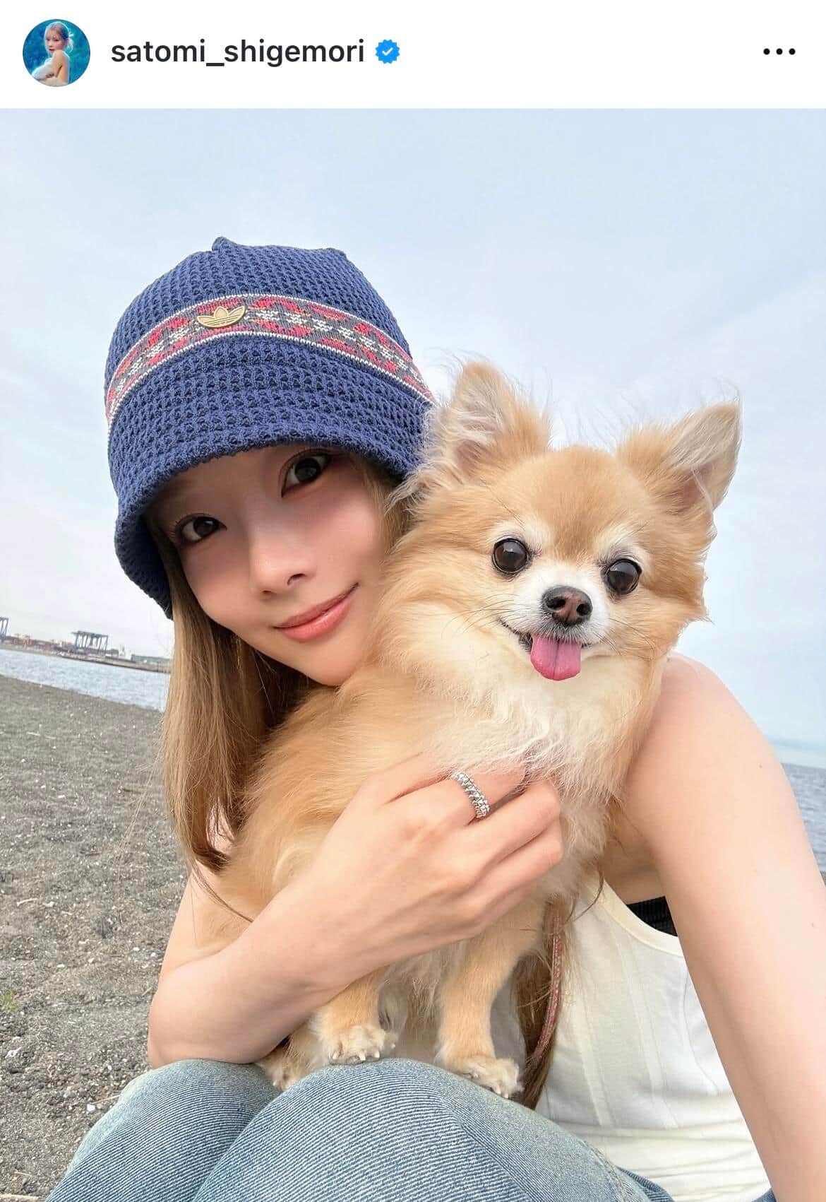 重盛さと美さんのインスタグラム（＠satomi_shigemori）より