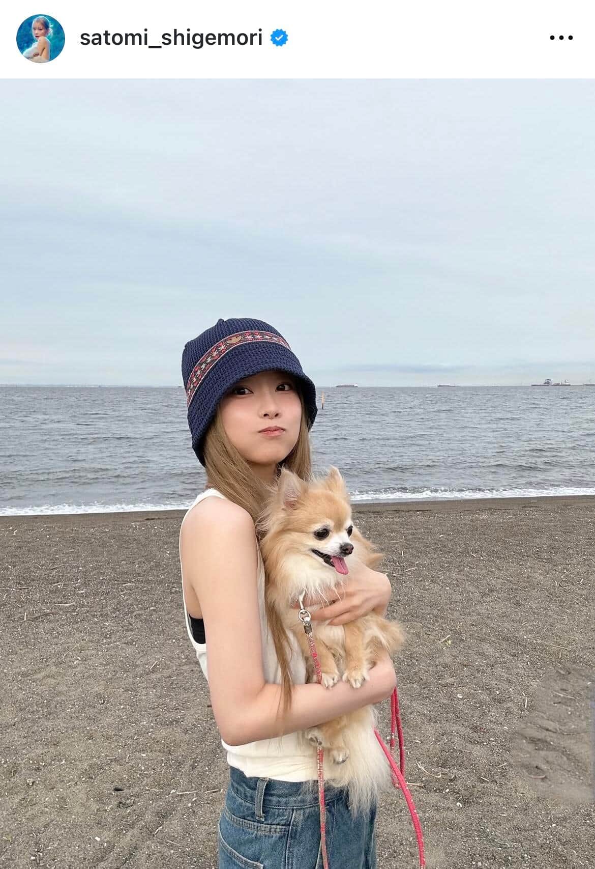 重盛さと美さんのインスタグラム（＠satomi_shigemori）より